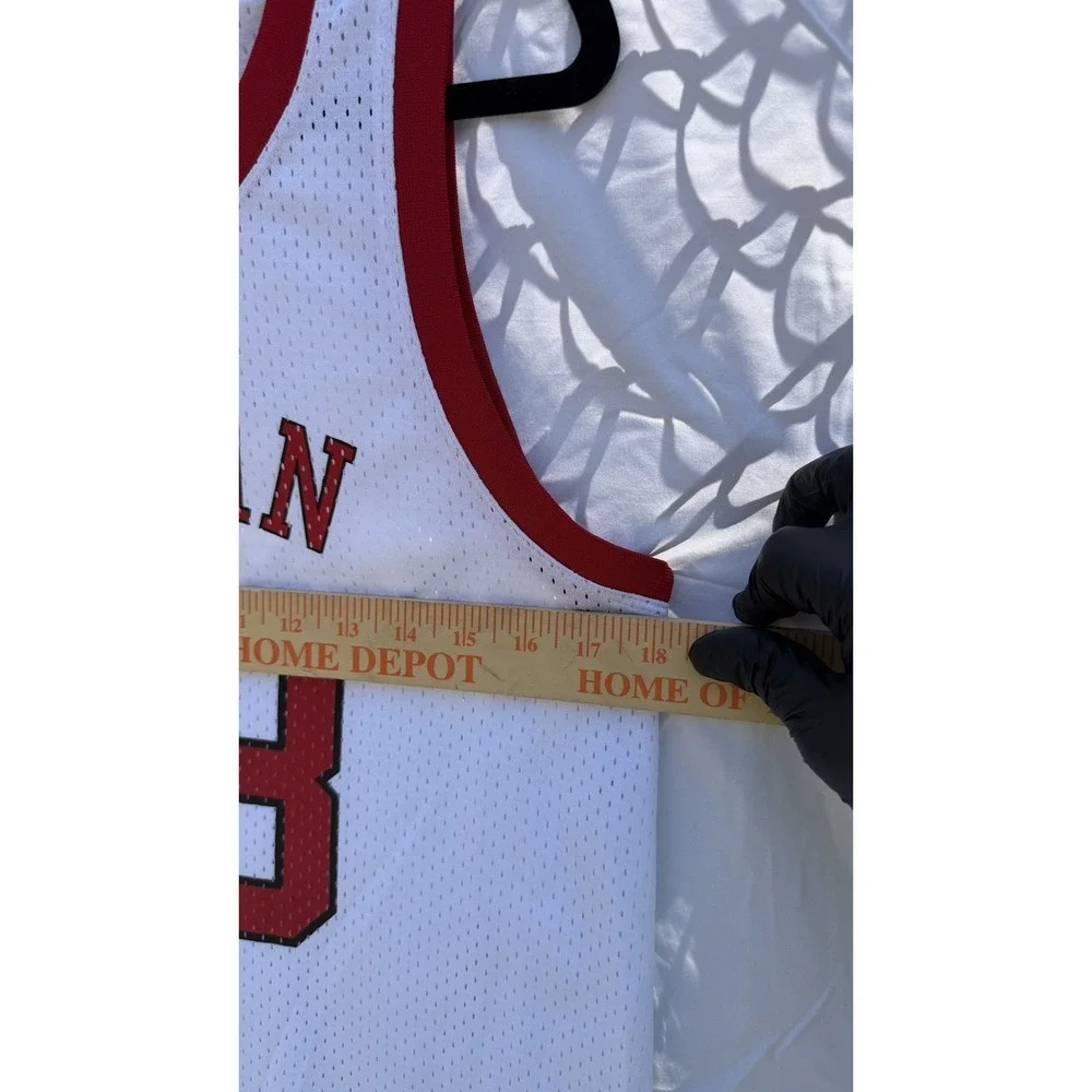 Jordan 23 Basketball Jersey Men's White Red Loose Fit Size XS